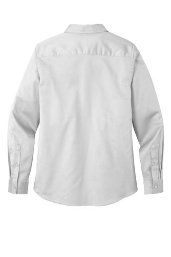 Port Authority Ladies Long Sleeve SuperPro React Twill Shirt. LW808 image thumbnail