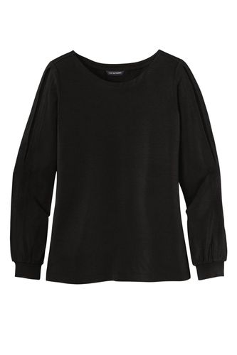Port Authority Ladies Luxe Knit Jewel Neck Top. LK5600 image thumbnail
