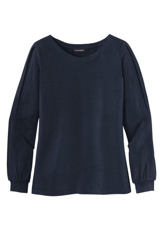 Port Authority Ladies Luxe Knit Jewel Neck Top. LK5600 image thumbnail