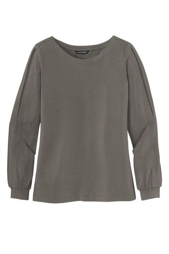 Port Authority Ladies Luxe Knit Jewel Neck Top. LK5600 image thumbnail