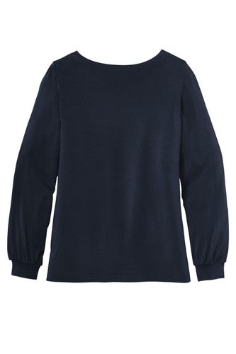 Port Authority Ladies Luxe Knit Jewel Neck Top. LK5600 image thumbnail