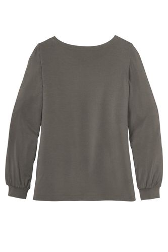 Port Authority Ladies Luxe Knit Jewel Neck Top. LK5600 image thumbnail