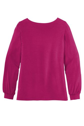 Port Authority Ladies Luxe Knit Jewel Neck Top. LK5600 image thumbnail