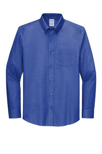 Brooks Brothers Wrinkle-Free Stretch Nailhead Shirt BB18002 image thumbnail