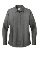 Image of Brooks Brothers Women's Wrinkle-Free Stretch Pinpoint Shirt BB18001