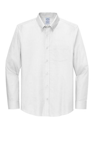 Brooks Brothers Wrinkle-Free Stretch Nailhead Shirt BB18002 image thumbnail