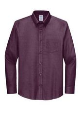 Image of Brooks Brothers Wrinkle-Free Stretch Nailhead Shirt BB18002