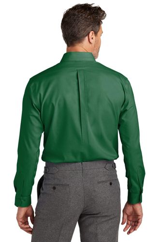 Brooks Brothers Wrinkle-Free Stretch Nailhead Shirt BB18002 image thumbnail
