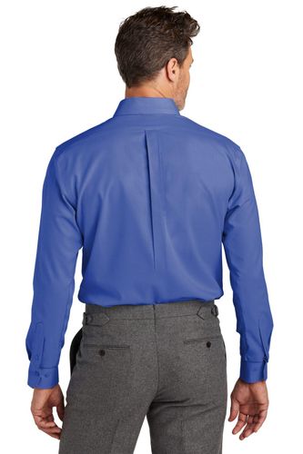 Brooks Brothers Wrinkle-Free Stretch Nailhead Shirt BB18002 image thumbnail