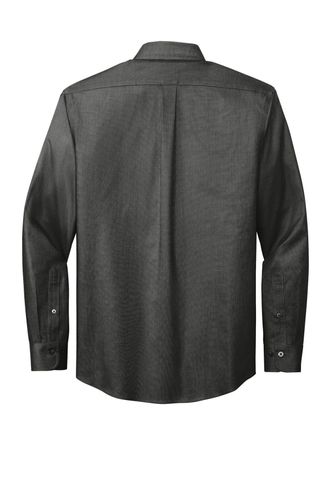 Brooks Brothers Wrinkle-Free Stretch Nailhead Shirt BB18002 image thumbnail