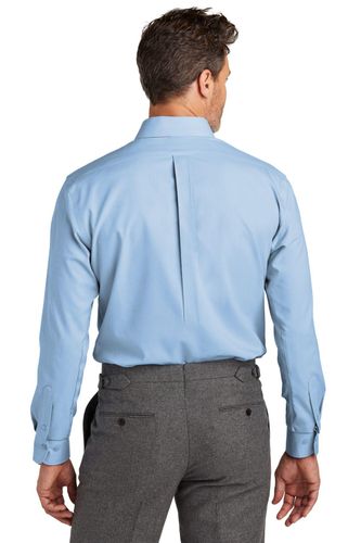 Brooks Brothers Wrinkle-Free Stretch Nailhead Shirt BB18002 image thumbnail