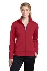 Image of Sport-Tek Ladies Sport-Wick Fleece Full-Zip Jacket. LST241