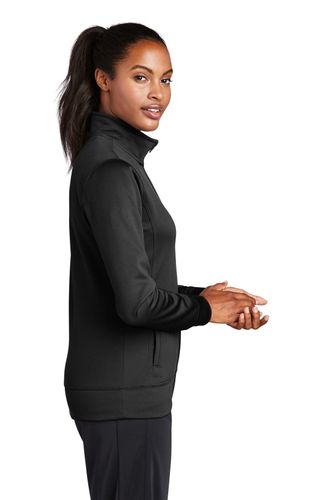 Sport-Tek Ladies Sport-Wick Fleece Full-Zip Jacket. LST241 image thumbnail