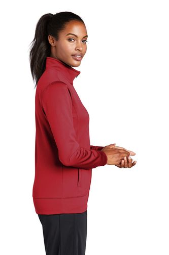 Sport-Tek Ladies Sport-Wick Fleece Full-Zip Jacket. LST241 image thumbnail