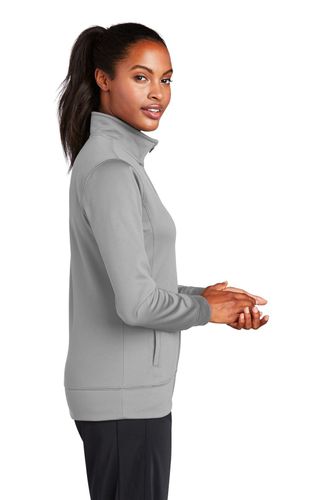 Sport-Tek Ladies Sport-Wick Fleece Full-Zip Jacket. LST241 image thumbnail