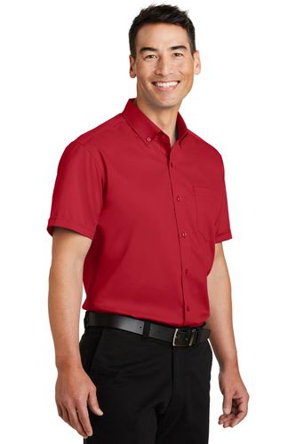 Port Authority Short Sleeve SuperPro Twill Shirt. S664 image thumbnail