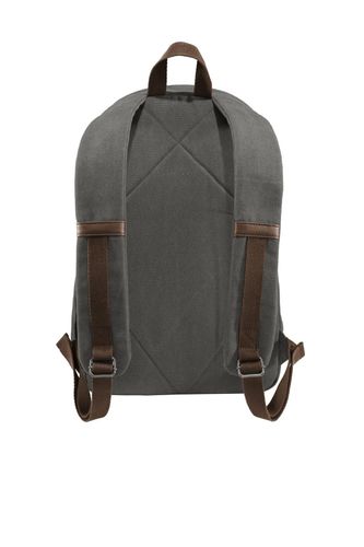 Port Authority Cotton Canvas Backpack. BG210 image thumbnail