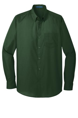 Port Authority Long Sleeve Carefree Poplin Shirt. W100 image thumbnail