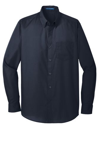 Port Authority Long Sleeve Carefree Poplin Shirt. W100 image thumbnail