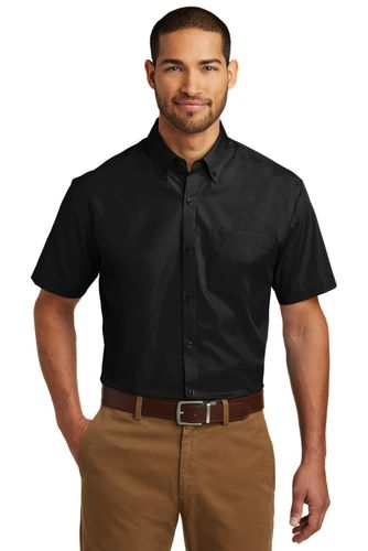 Port Authority Short Sleeve Carefree Poplin Shirt. W101 image thumbnail