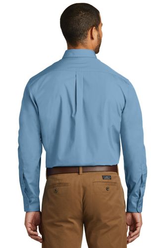 Port Authority Long Sleeve Carefree Poplin Shirt. W100 image thumbnail
