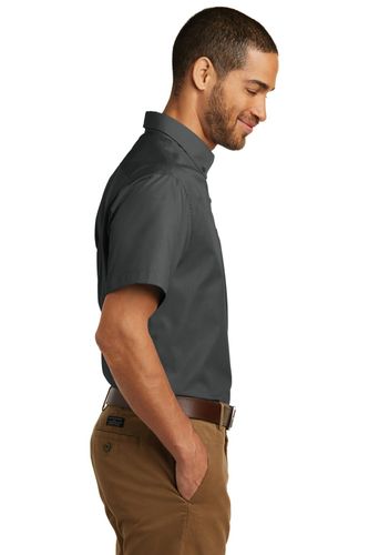Port Authority Short Sleeve Carefree Poplin Shirt. W101 image thumbnail