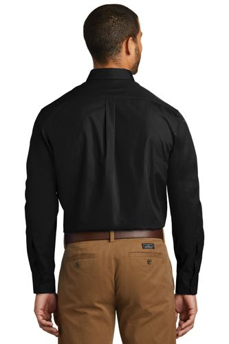 Port Authority Long Sleeve Carefree Poplin Shirt. W100 image thumbnail