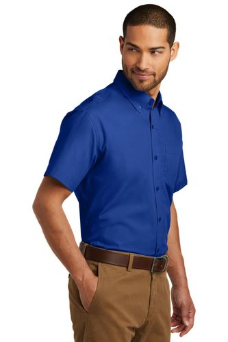 Port Authority Short Sleeve Carefree Poplin Shirt. W101 image thumbnail