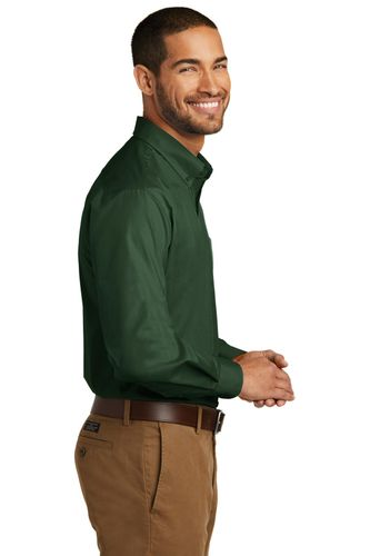 Port Authority Long Sleeve Carefree Poplin Shirt. W100 image thumbnail