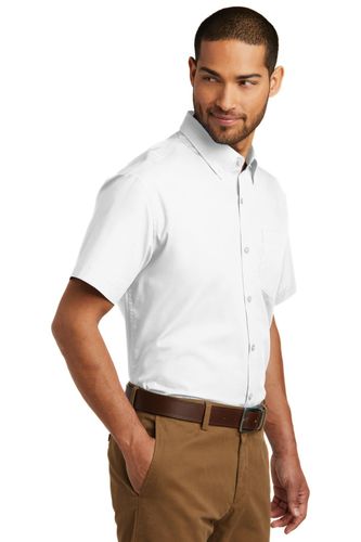 Port Authority Short Sleeve Carefree Poplin Shirt. W101 image thumbnail