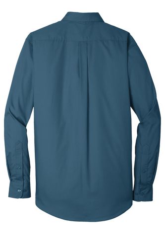 Port Authority Long Sleeve Carefree Poplin Shirt. W100 image thumbnail