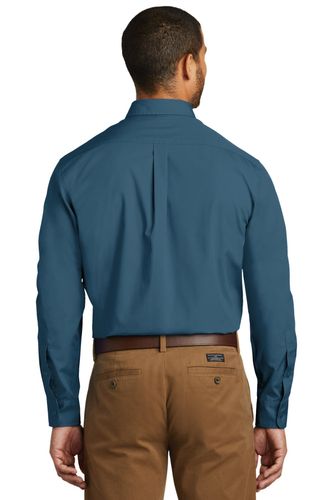 Port Authority Long Sleeve Carefree Poplin Shirt. W100 image thumbnail