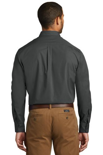 Port Authority Long Sleeve Carefree Poplin Shirt. W100 image thumbnail