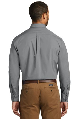 Port Authority Long Sleeve Carefree Poplin Shirt. W100 image thumbnail