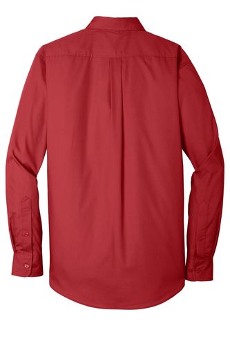 Port Authority Long Sleeve Carefree Poplin Shirt. W100 image thumbnail