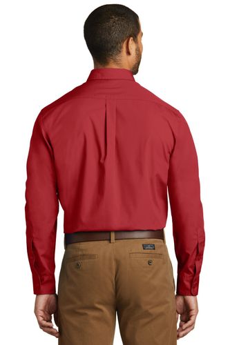 Port Authority Long Sleeve Carefree Poplin Shirt. W100 image thumbnail