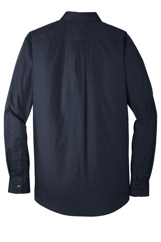 Port Authority Long Sleeve Carefree Poplin Shirt. W100 image thumbnail