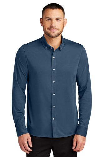 Mercer+Mettle Stretch Jersey Long Sleeve Shirt MM1018 image thumbnail