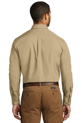 Port Authority Long Sleeve Carefree Poplin Shirt. W100 image thumbnail