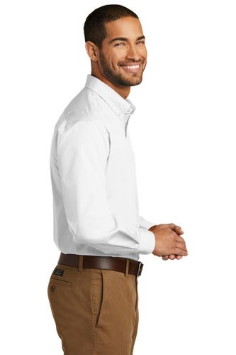 Port Authority Long Sleeve Carefree Poplin Shirt. W100 image thumbnail