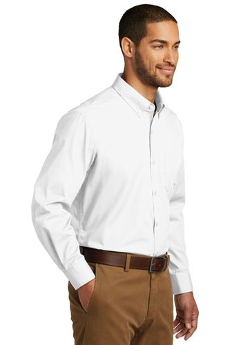 Port Authority Long Sleeve Carefree Poplin Shirt. W100 image thumbnail