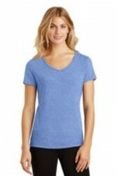 Image of District Made® Ladies Perfect Tri® V-Neck Tee. DM1350L