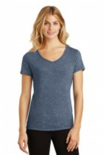 District Made® Ladies Perfect Tri® V-Neck Tee. DM1350L image thumbnail