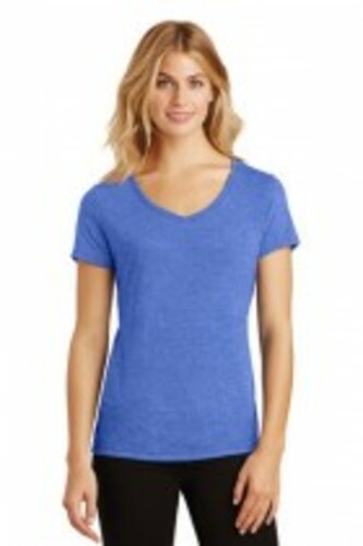District Made® Ladies Perfect Tri® V-Neck Tee. DM1350L image thumbnail