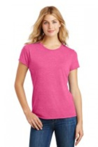 District Made® Ladies Perfect Tri® Crew Tee. DM130L image thumbnail