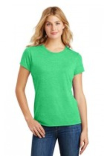 District Made® Ladies Perfect Tri® Crew Tee. DM130L image thumbnail