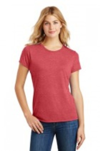 District Made® Ladies Perfect Tri® Crew Tee. DM130L image thumbnail
