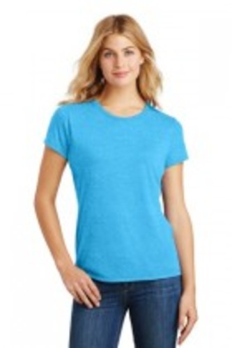 District Made® Ladies Perfect Tri® Crew Tee. DM130L image thumbnail