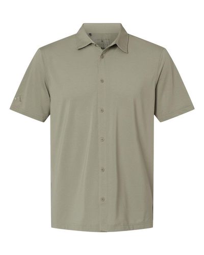 Adidas Button Down Short Sleeve Shirt - A595 image thumbnail