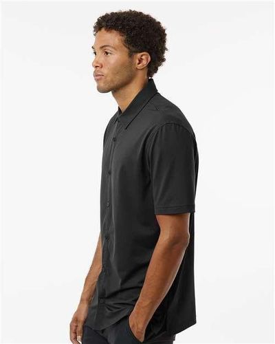 Adidas Button Down Short Sleeve Shirt - A595 image thumbnail